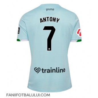 Real Betis Antony #7 Tricou Fotbal Replică 2025-26 Barbati Deplasare